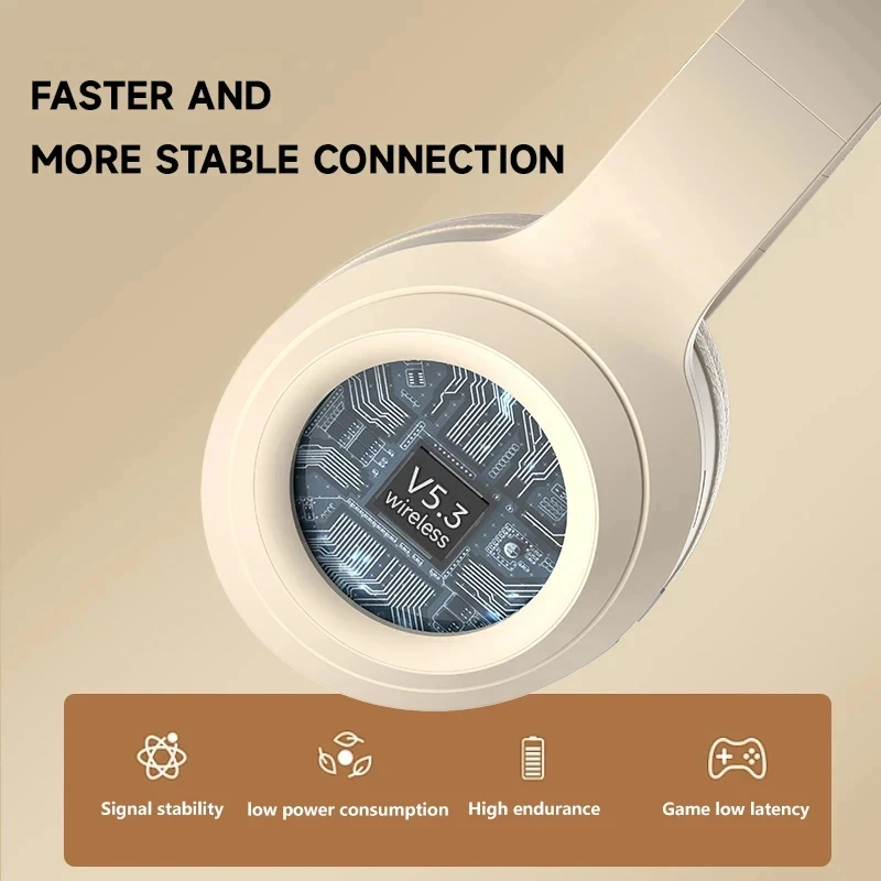 Xiaomi TH30 Wireless Headphones Bluetooth 5.3 Headset Head Mounted Noise Cancelling Headband Sport Earbuds Earphones For Running - Image 6