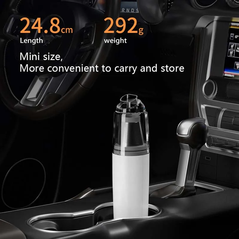 Xiaomi Mijia Electric Vacuum Cleaner Type-C Rechargeable Mini Wireless Portable Cars Household Light Dust Mite Removers Powerful - Image 4