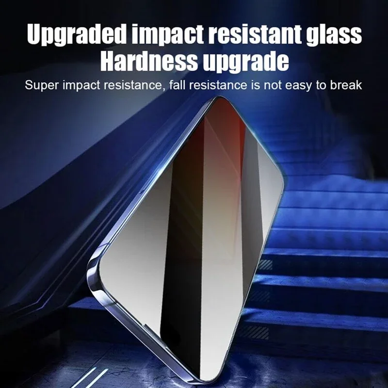 1-3Pcs 8K Dust Free Installation Tempered Glass For iPhone 13 14 16 15 11 12 Pro Max 15 14 Plus X XR XS Privacy Screen Protector - Image 5