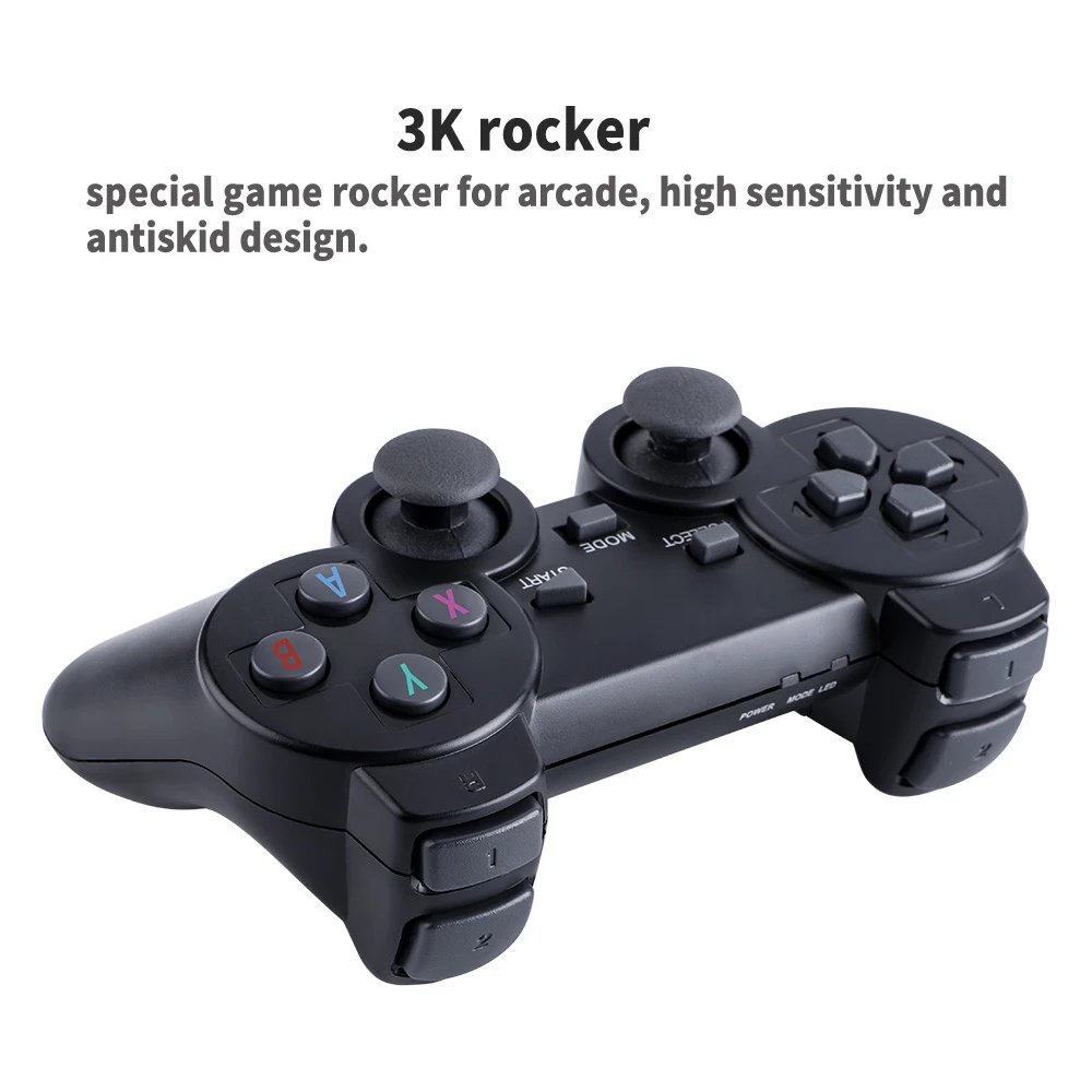 BOYHOM 4K HD Video Game Console 2.4G Double Wireless Controller Game player M8 20000 Games 64GB Retro Games Boy Christmas Gifts - Image 3