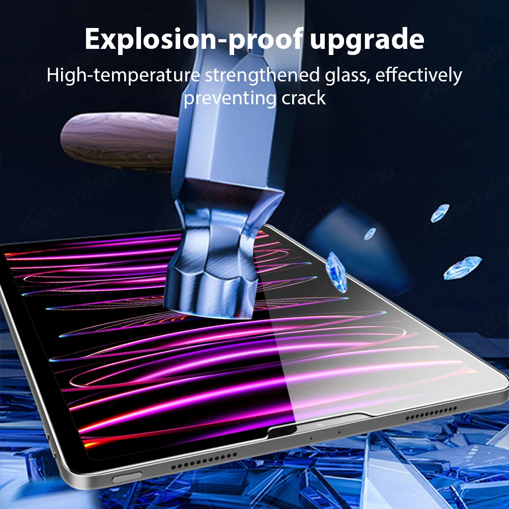 Tempered Glass Screen Protector For Ipad Pro 13 M4 2025 12.9 A16 11th Air 11 5 4 M3 M2 10 9 9th 10th 8 Generation Mini 7 6 Film - Image 4
