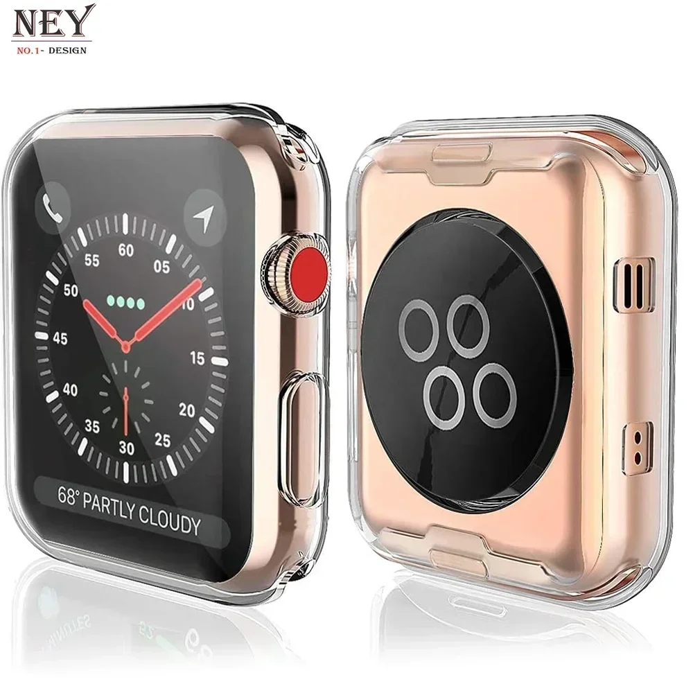 Soft TPU Screen Protector for Apple Watch 10 9 8 45mm 41mm 44mm 42mm 46mm 49mm Full Case Cover for IWatch Ultra 7 SE 6 5 4 3 2 - Image 4