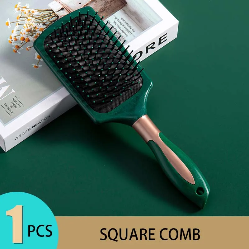 KLINA Hair Massage Air Cushion Comb Brush Scalp Hairbrush Detangle Anti Static Salon SPA Hairdressing Styling Tool Oval Round - Image 3
