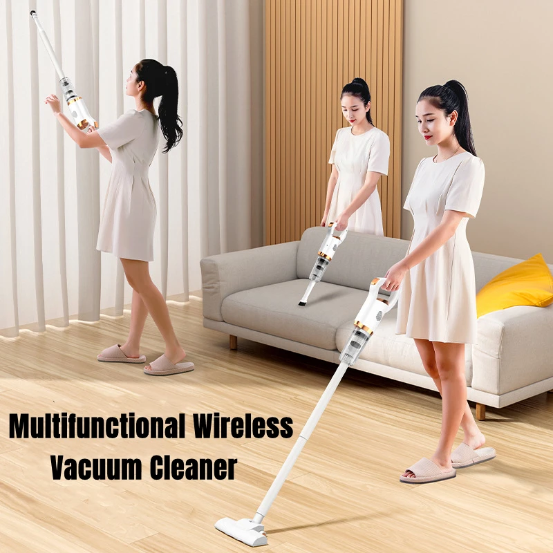 8500Pa high-power handheld wireless vacuum cleaner 120W household car dual-use vacuum cleaner, dust mite and dust cleaner - Image 4