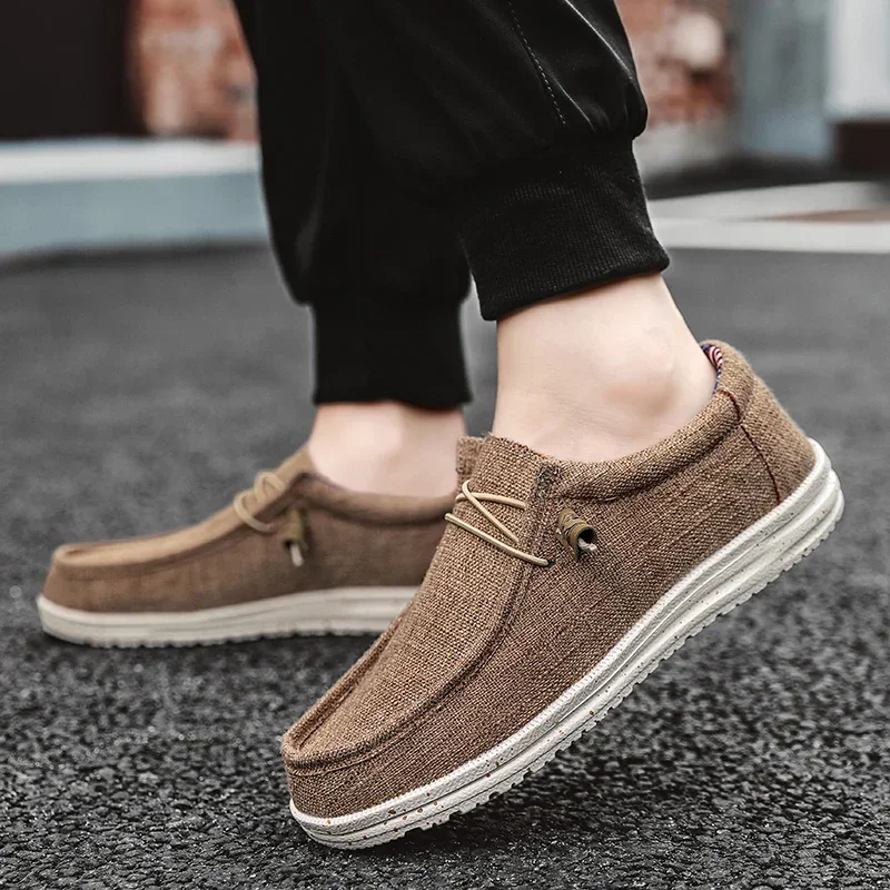 Men's Mesh Loafers Autumn Mens Vulcanized Shoes Breathable Lightweight Hiking Outdoor Sports Shoes Zapato Abierto Scarpa Aperta - Image 6