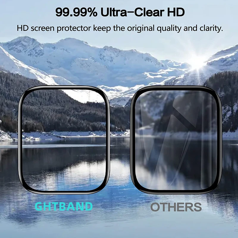 Protector Film For Apple Watch 44mm 45mm 40mm 41mm 49mm 42 38mm Curved Screen Protectors iwatch series 8 7 SE 9 Ultra 10 42/46MM - Image 6