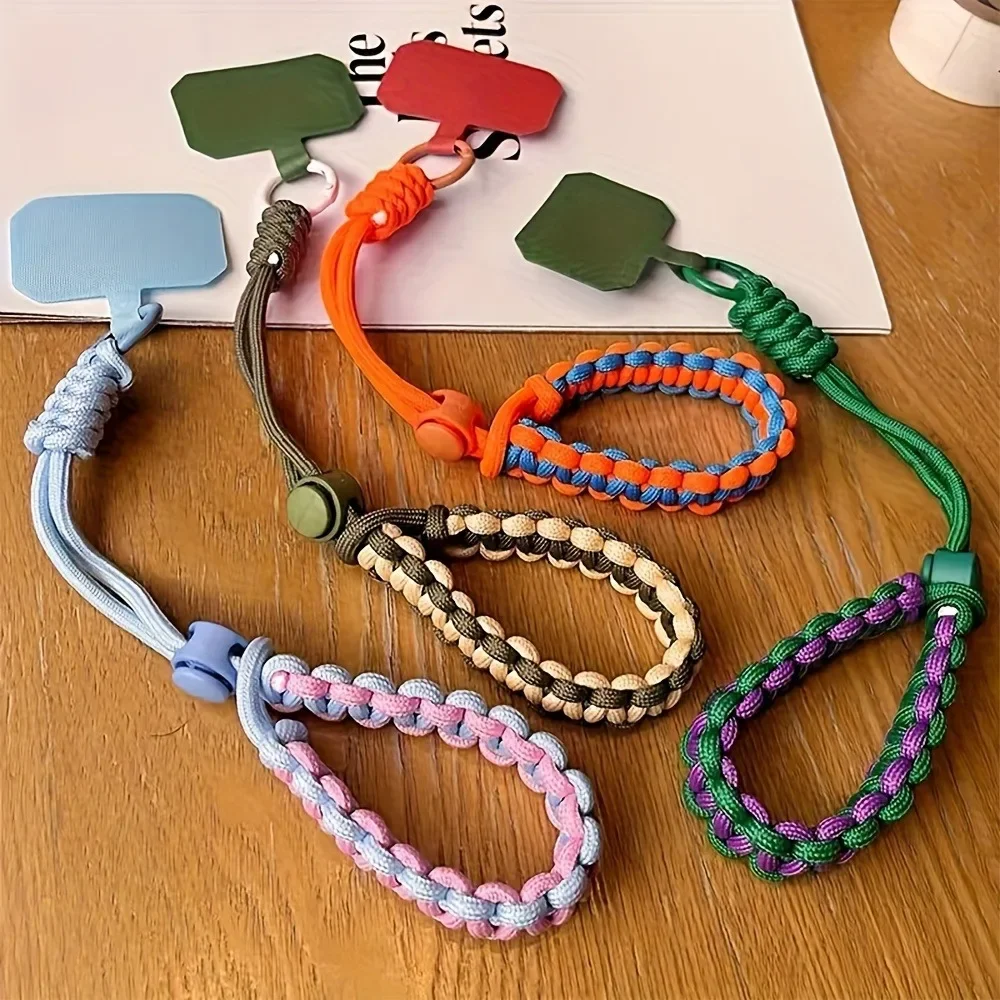 Cute Mobile Phone Lanyard Hanging Decoration Can Be Carried Twist Rope Anti-loss Pendant Fashion Strong Wrist Short Straps Band - Image 3