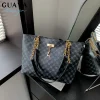 Summer High Quality PU Leather Fashion Large-capacity Shoulder Armpit Women’s Bag Work Student Travel Female Retro Handbag Tote