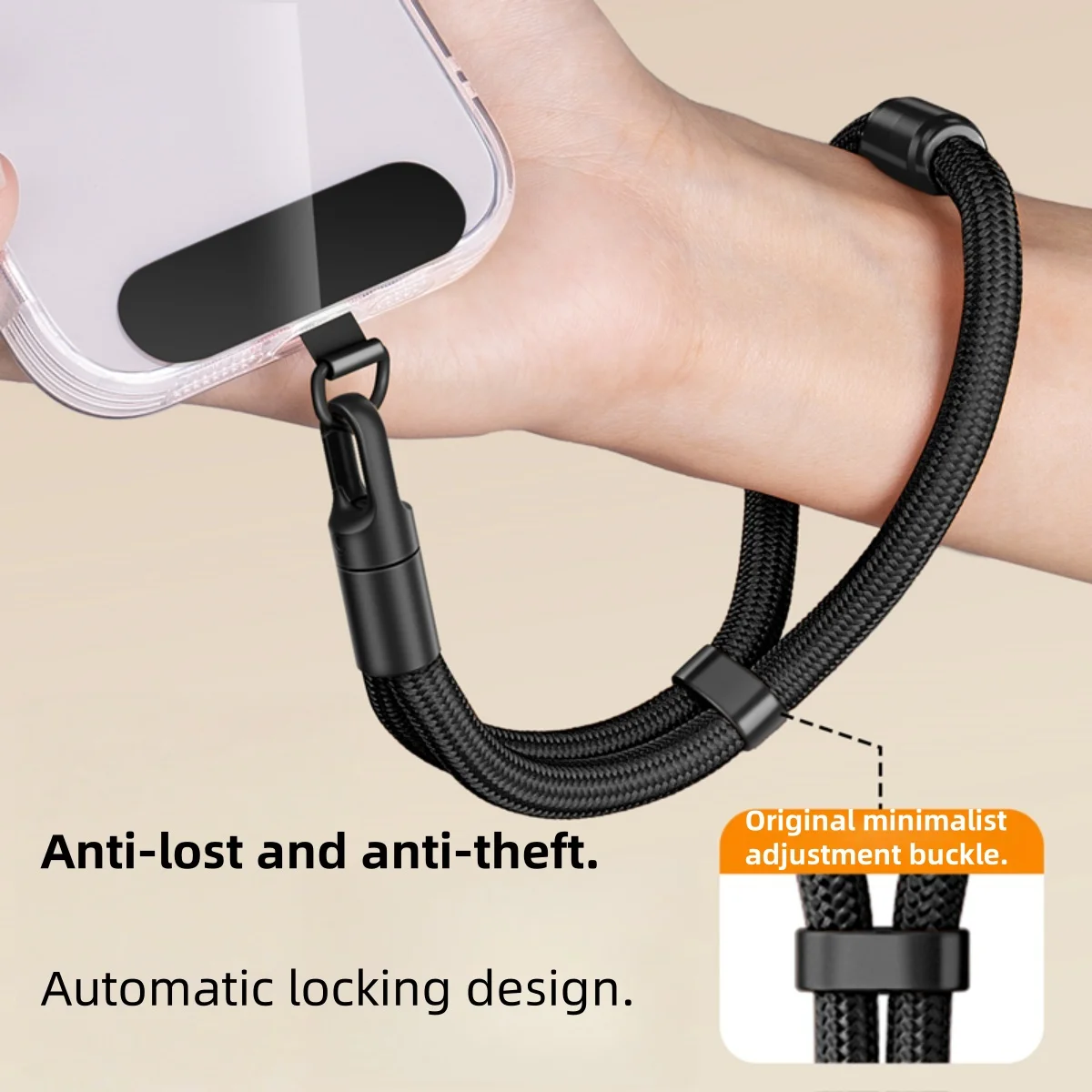 3-in-1 Switchable Mobile Phone Lanyard Adjustable Length Universal Mobile Phone Case Strap - Image 3