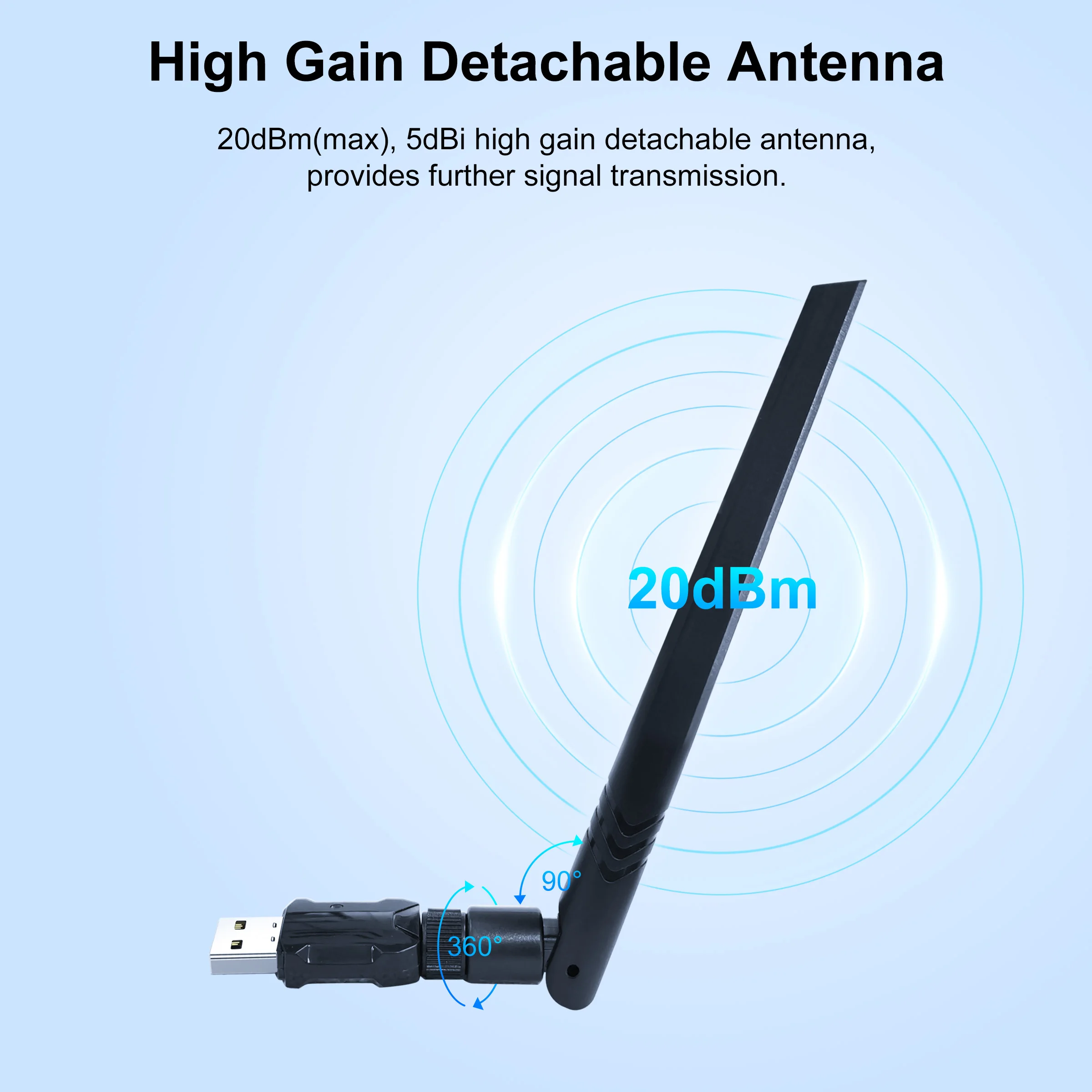 GIRIER ZigBee 3.0 Dongle USB Gateway, Universal ZigBee Gateway with Antenna Compatible with Home Assistant OpenHAB ZigBee2MQTT - Image 4