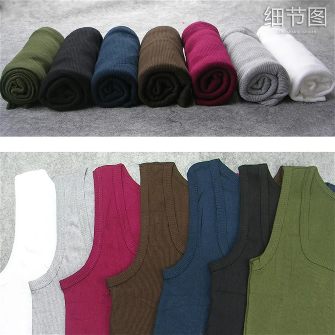 2024 New Men's Pure Cotton Tight Vest Casual Sports Tank Tops Middle-aged Sleeveless Basic Tops Quick Drying Bodybuilding Vest - Image 4