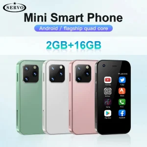 SERVO KING5000 Mini Android Smartphone 3G WCDMA 2 SIM Standby 2.5” Screen 2GB RAM Original Pocket Mobile Phone Gifts for Friend