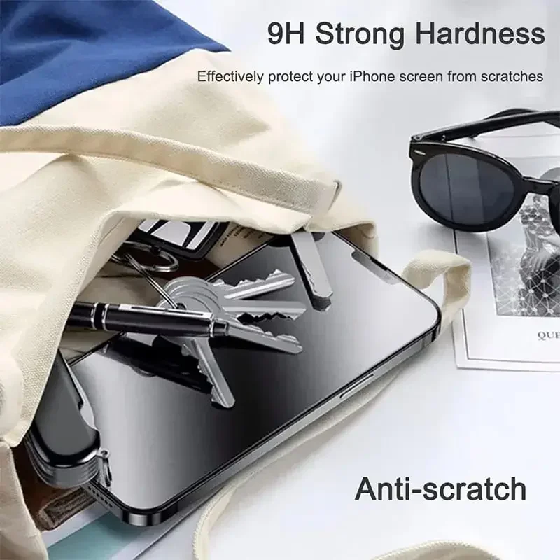 1-4Pcs Privacy Screen Protector for iPhone 14 13 12 11 15 Pro Max Mini 7 8 Plus Anti-spy Glass for IPhone 16 PRO X XR XS MAX SE - Image 5