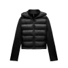 2025 Winter New Arrival Women’s Lightweight Warm Down Jacket with Long Sleeves and Zippered Hooded Sports Coat 4391742