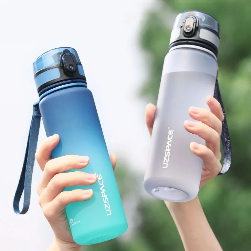 Hot Sale 500/1000ML Sports Water Bottle Shaker Outdoor Travel Portable Leakproof Drinkware Tritan Plastic Drink Bottle BPA Free - Image 3