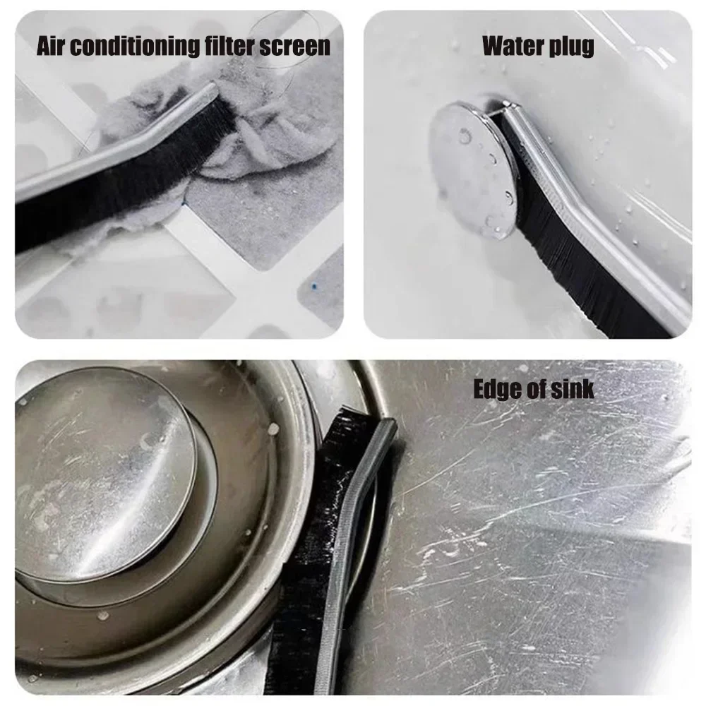 Gap Cleaning Brush Hard-Bristled Crevice Cleaning Brush for Stiff Angled Bristles Tile Bathroom Kitchen Toilet Cleaning Tool - Image 5