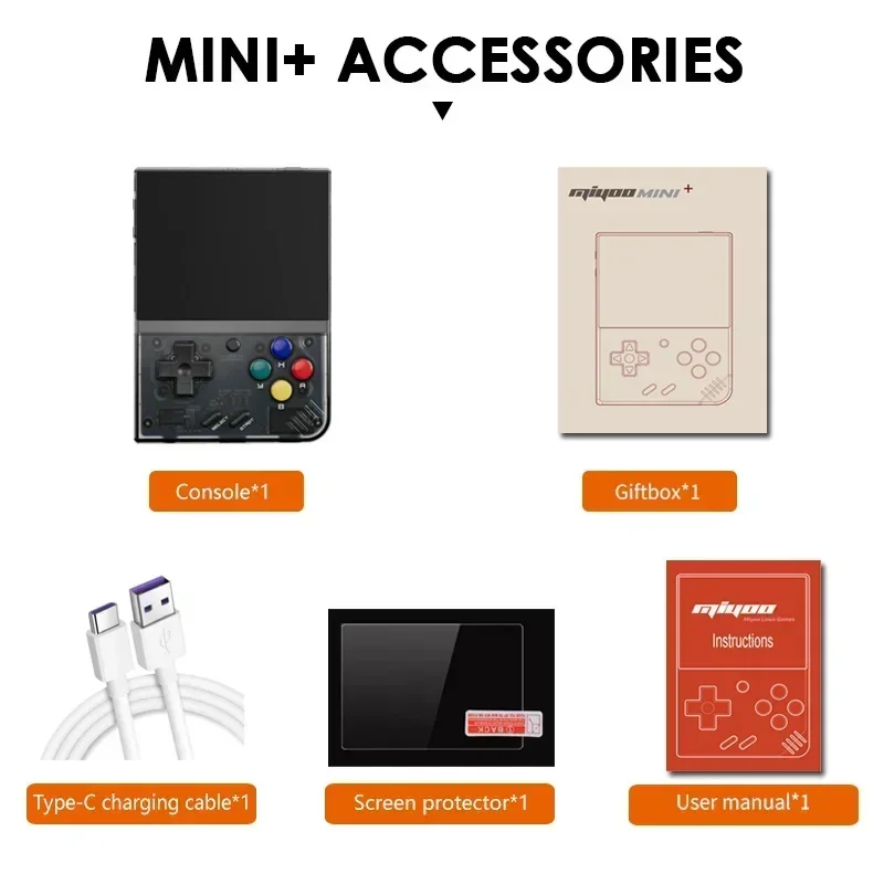 MIYOO Mini Plus Portable Retro Handheld Game Console V2 Mini+ IPS Screen Classic Video Game Console Linux System Children's Gift - Image 5