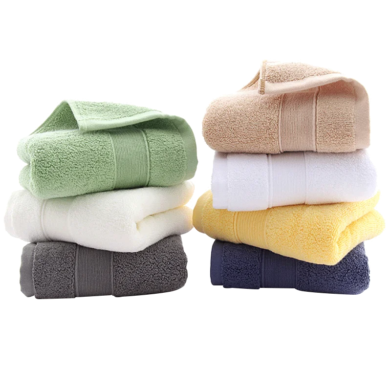 Cotton Towel Bathroom Face Towel Strong Absorbent Soft Non-shedding Adult Towel Thickened Box in Two Packs - Image 4