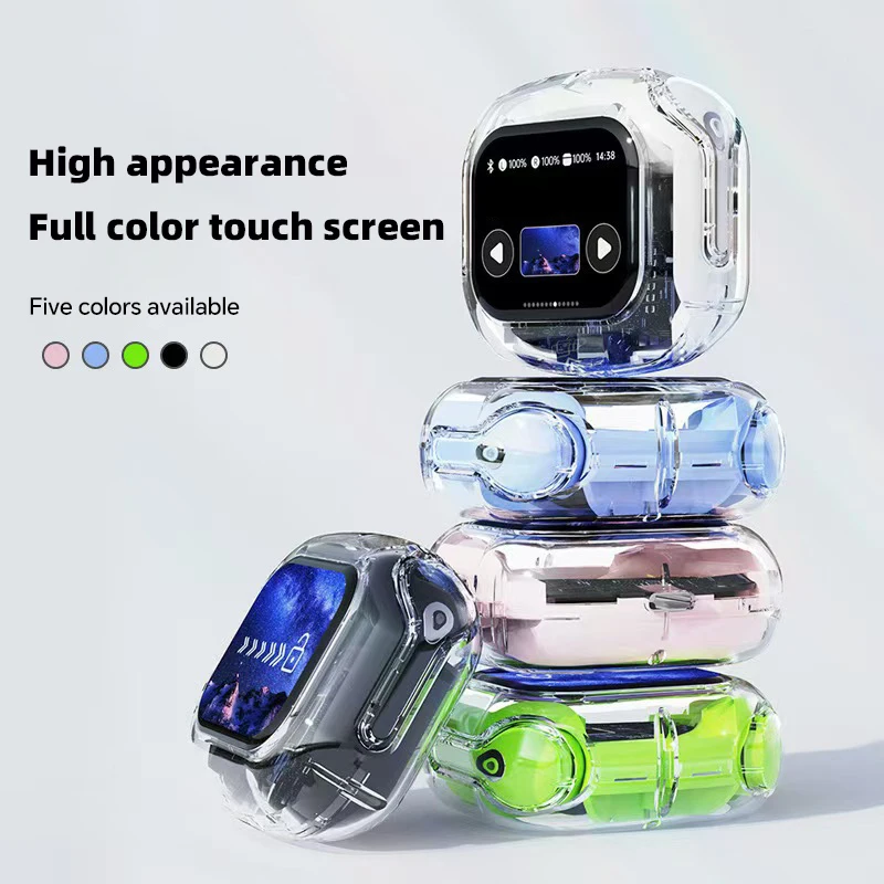 Translation Headphones with Multifunction Touch Screen Smart Wireless Bluetooth Earphone HiFi Audio Quality Business Earbud - Image 3