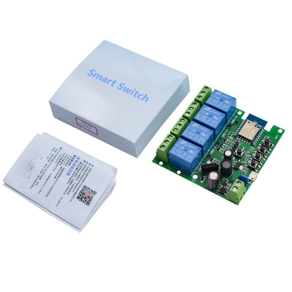 4CH Tuya Relay Smart Wireless Wifi Switch Module 7-32V 85-250V 220V 110V 2200W RF433 10A Receiver For Alexa - Image 6