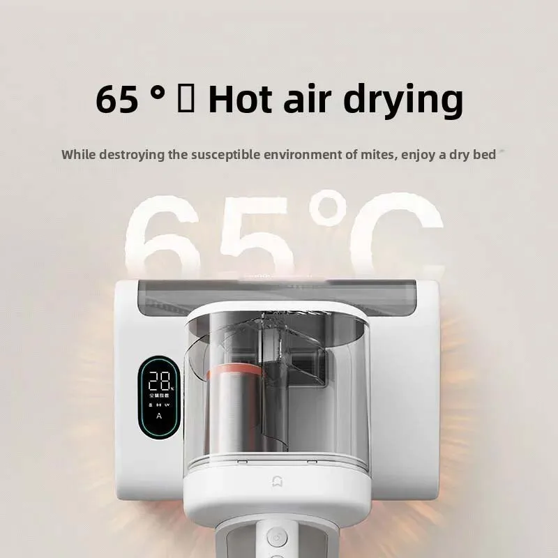 XIAOMI MIJIA mite removal brush 2 pro household quilt UV Sterilization LED Screen Display Handheld Dust Removal Vacuum Cleaner - Image 6