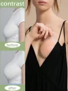 FINETOO Reusable Invisible Push Up Bra Nippe Cover for Women Sexy Seamless Self-Adhesive Lift Up Stickers Bra Strapless Lingerie