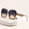Fashion Square Frame Sunglasses for Women Luxury UV Protection Large Frame All-Match DS-8052-1
