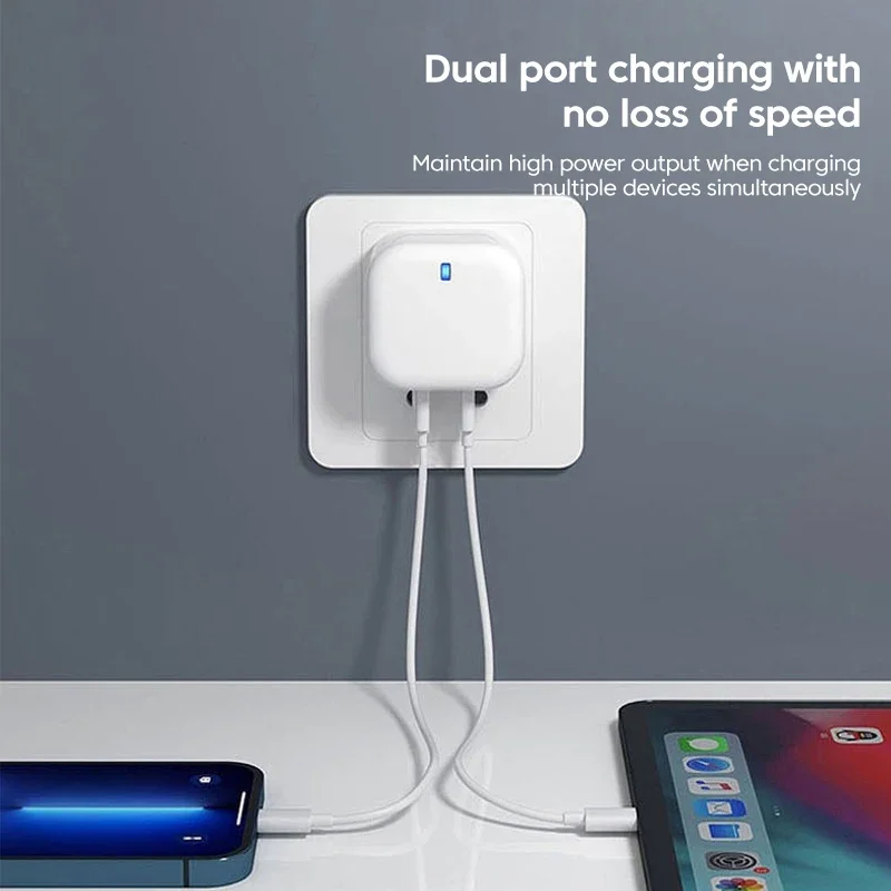 PD 20W USB Type C Charger Fast Charging Adapter Phone Quick Charger For iPhone Samsung Xiaomi Huawei Wall Charger EU/US/UK Plug - Image 2