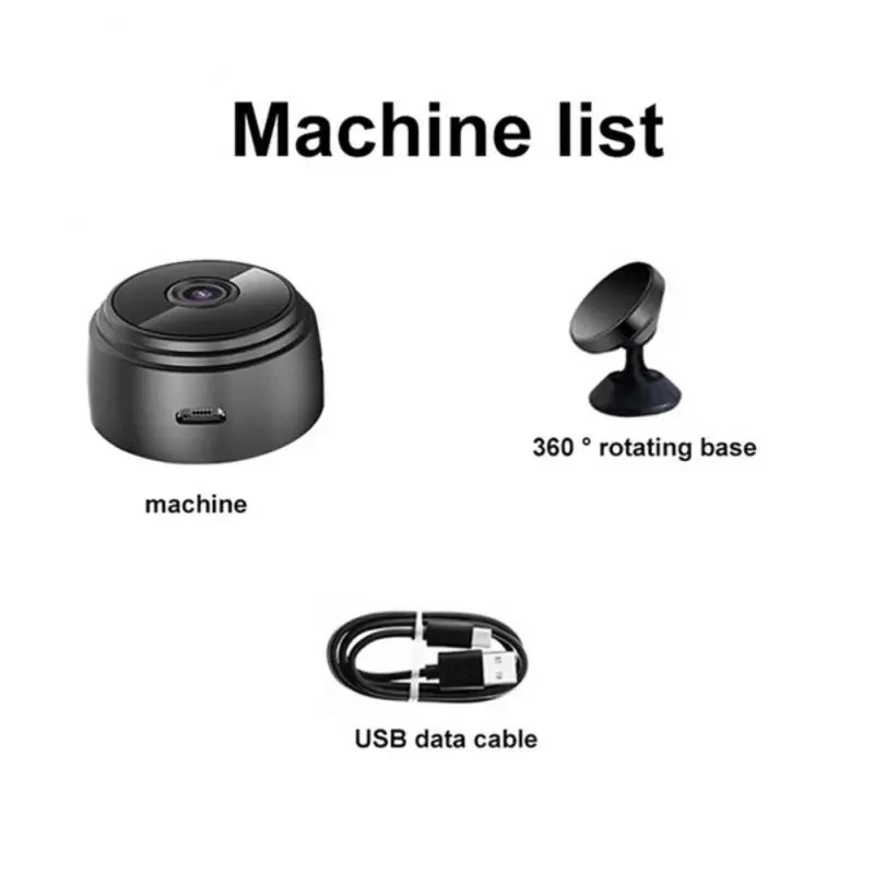 A9 HD Wifi Smart Monitor Surveillance Cameras Sensor Camcorder Web Video Home Safety Wireless Security - Image 6