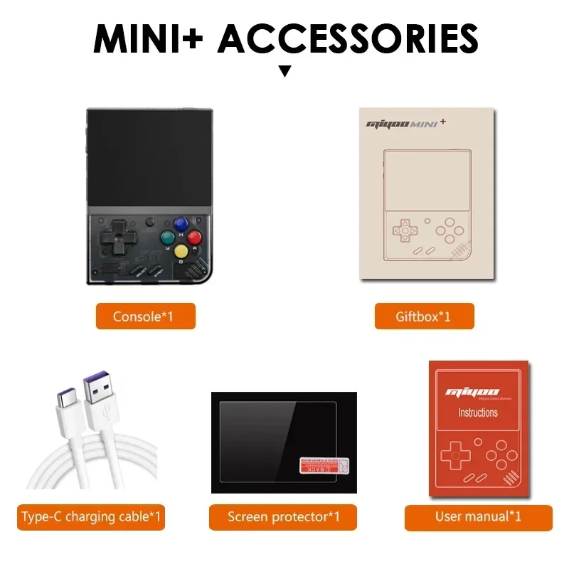 MIYOO Mini Plus Portable Retro Handheld Game Console V2 Mini+ IPS Screen Classic Video Game Console Linux System Children's Gift - Image 5