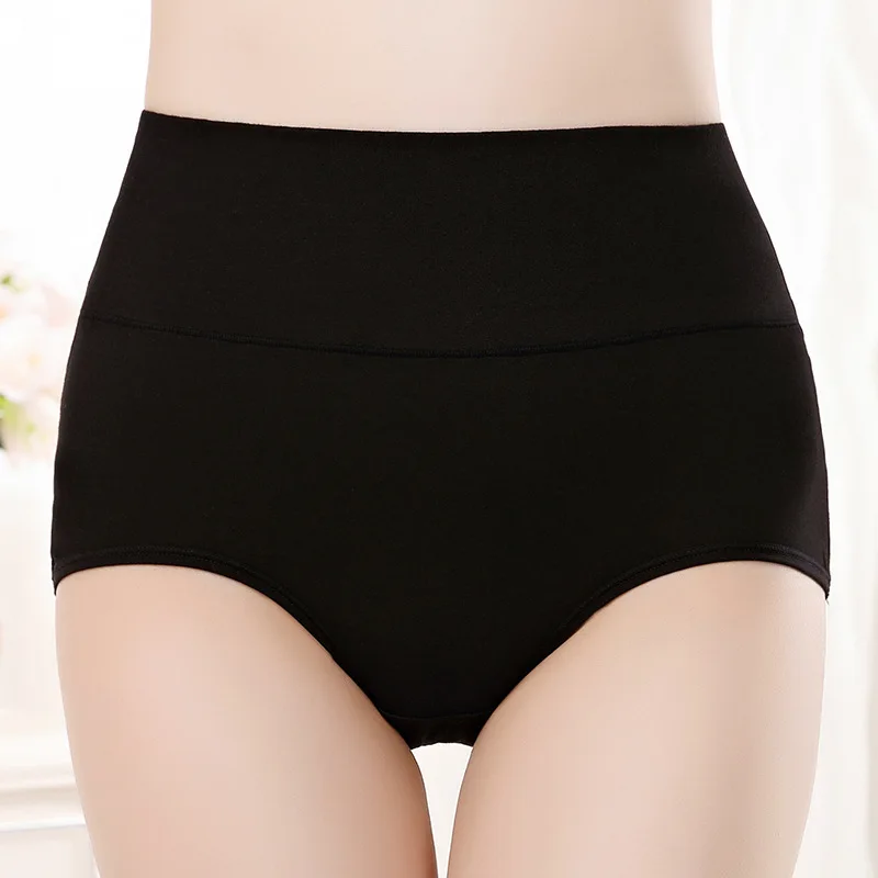 4Pcs/Lot High Waist Underwear Cotton Panties Women Body Slim Abdominal Underwear Plus Size Girls Briefs Female Lingerie Shaper - Image 2