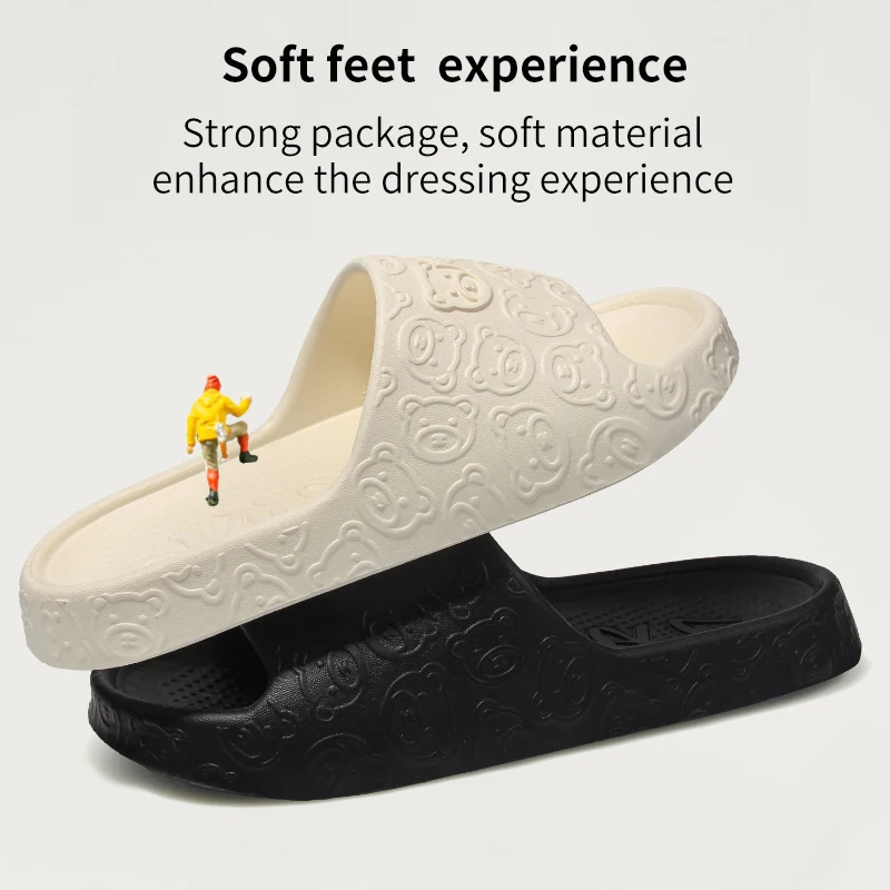 Non-slip Slippers Female Outer Wear 2024 New Bathroom Bathroom Indoor Home Sandals Female Summer Eva - Image 3