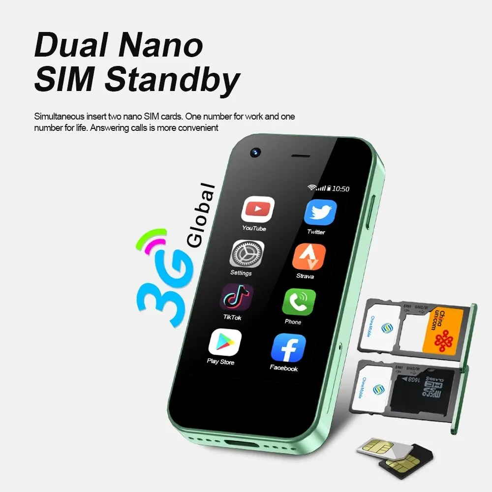 SERVO KING5000 Mini Android Smartphone 3G WCDMA 2 SIM Standby 2.5'' Screen 2GB RAM Original Pocket Mobile Phone Gifts for Friend - Image 2