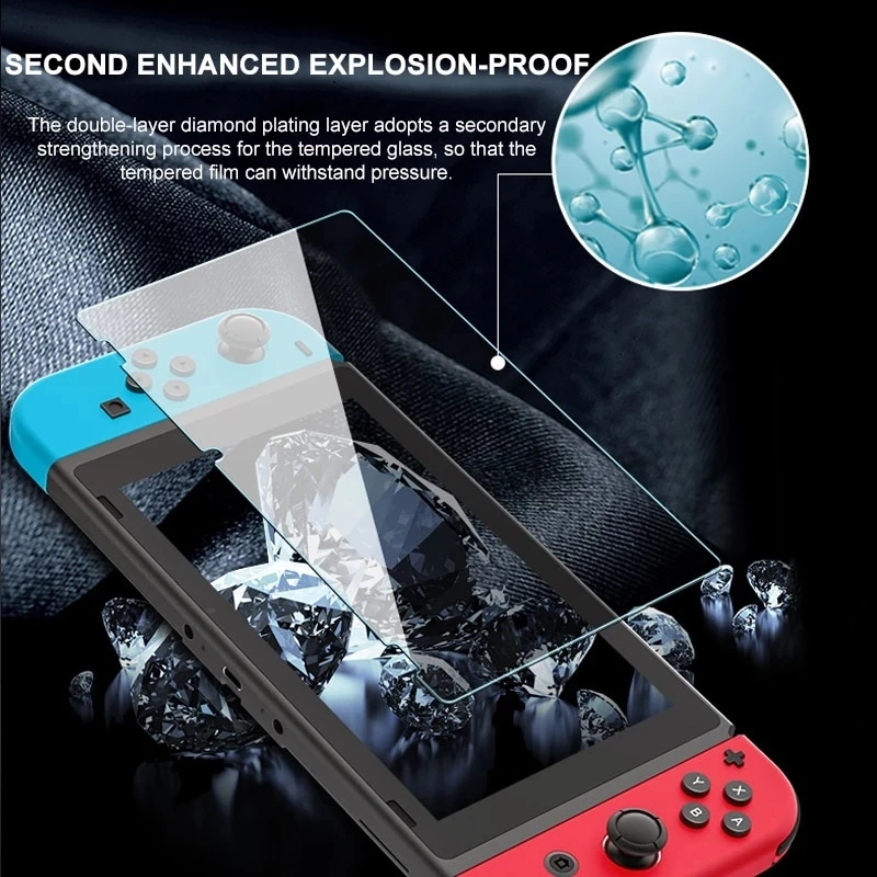 1/2/3PCS Protective Glass For Nintend Switch Tempered Glass Screen Protector for Nintendos Switch Oled Lite NS Accessories Film - Image 4