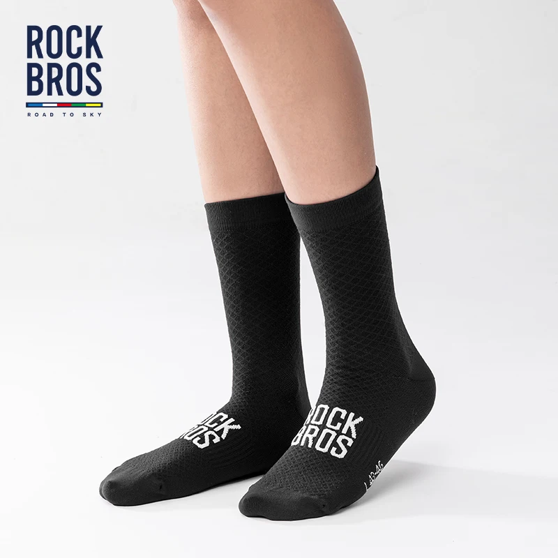 ROCKBROS Cycling Socks Soothing Sport Socks Shock Absorbing Bike Socks Breathable Fabric High Elastic Outdoor Socks A pair - Image 4