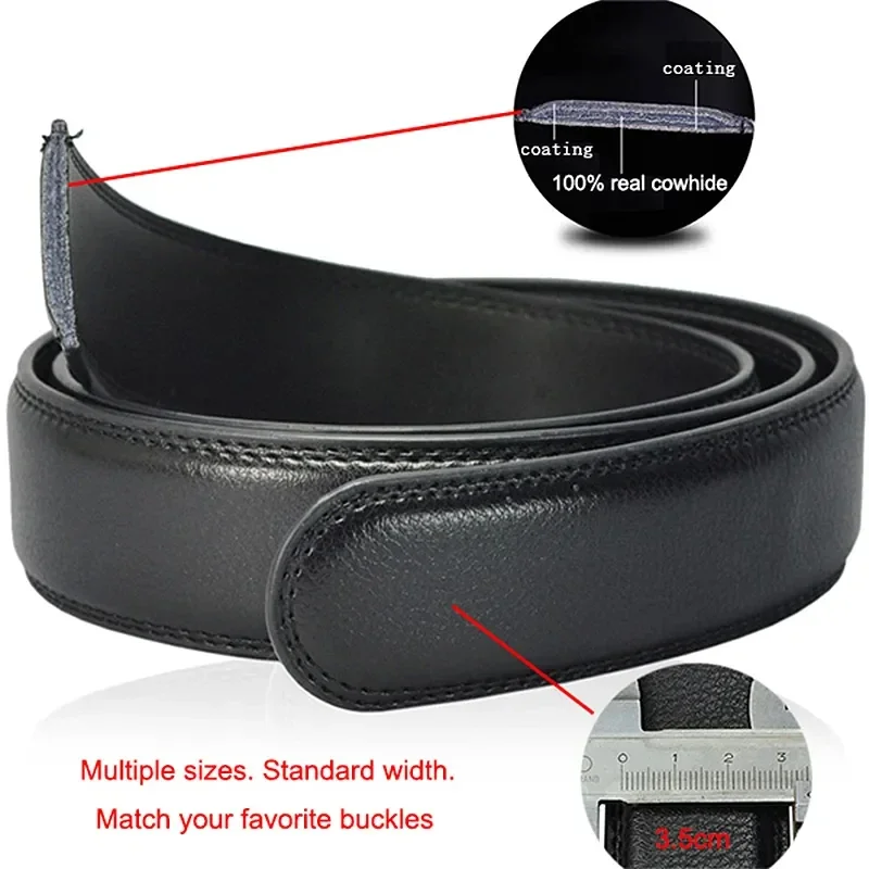Belts Famous Brand Designer Belt Men Plus Size 130 140 150 160 170cm High Quality PU Leather Luxury Belts Metal Automatic Buckle - Image 3