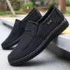 Men’s Breathable Slip-On Casual Shoes – Lightweight Low-Top Walking Sneakers for Outdoor, Fishing, Park and Exercise, Brown Mesh Fabric, Rubber Sole, Plaid for All Seasons, Outdoor Shoes | Low-Top Shoes | Fabric Upper
