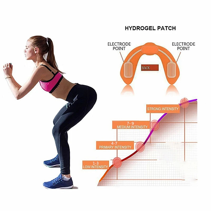 Electric Body Shaping Device Wireless Body Massager Hip Training Lifting Fitness and Slimming Massager with Multiple Choices - Image 5