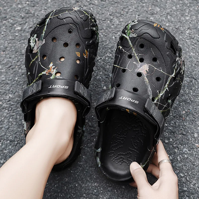 Men Shoes Slippers Men Garden Flat Sandals Platform Sandals Man Summer Sandals 2024 Male Sneakers Outdoor Flip Flops Home Clogs - Image 5