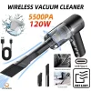 PCMOS 1PC Wireless Vacuum Cleaner Dual Use for Home and Car High Power Powerful Vacuum Cleaner Black