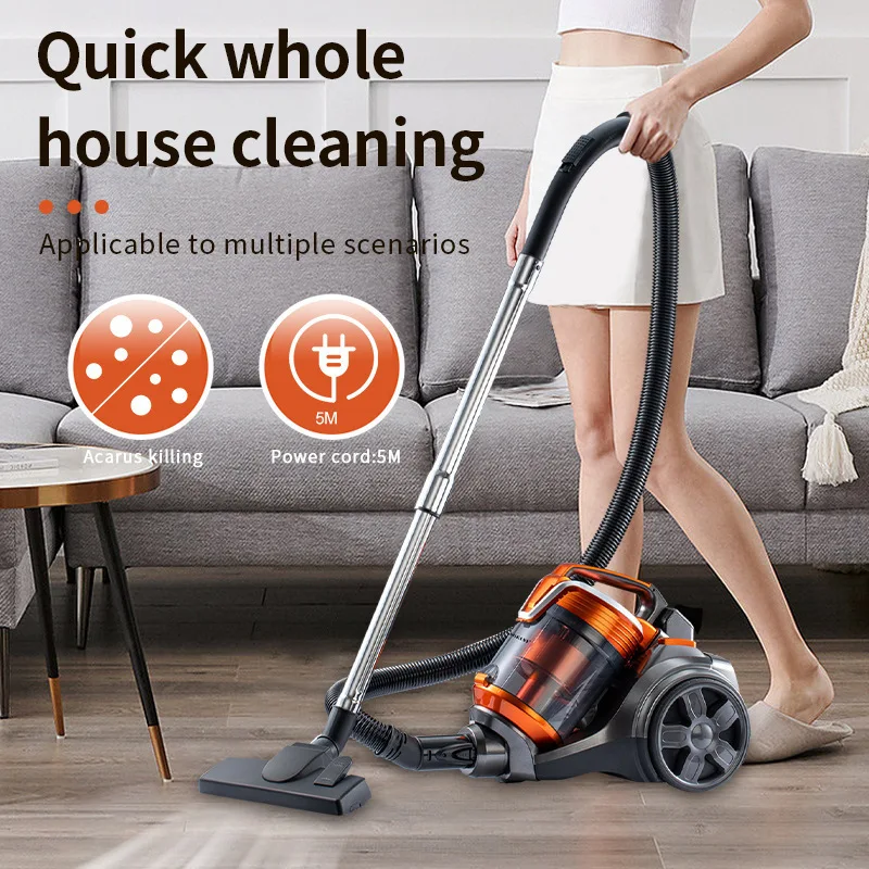 Vertical home handheld vacuum cleaner multi-functional high suction mite removal and dust removal wired vacuum cleaner - Image 2