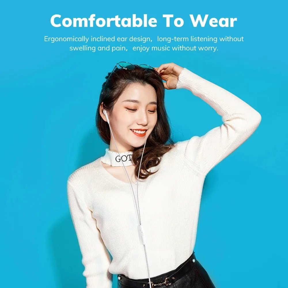 In-ear Wired Headphone HiFi Sound Quality Built In HD Mic Universal 3.5mm AUX Plug Original Earphone For Samsung Xiaomi Headset - Image 2