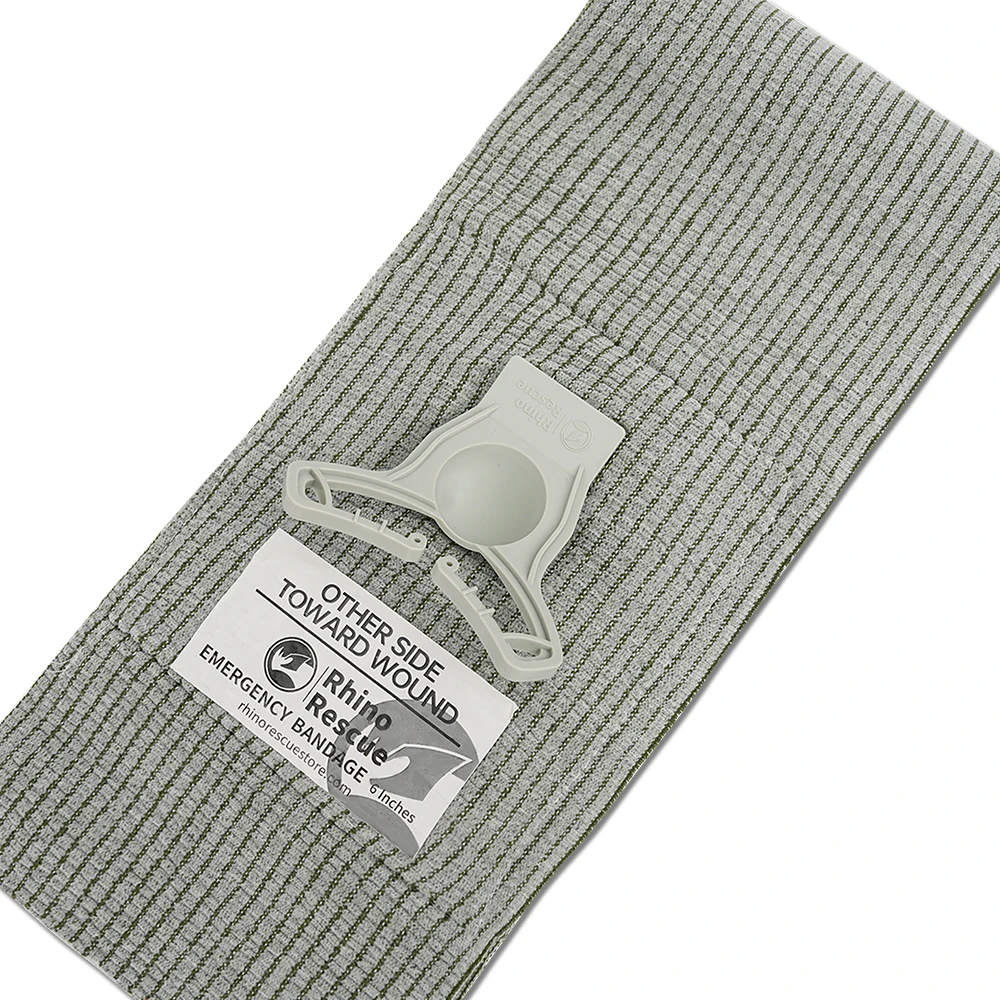 Rhino Rescue 4 Inch Pressure Emergency Bandage Compression Trauma Wound Dressing, Medical Combat First Aid Kit IFAK New Design - Image 6
