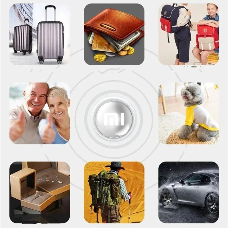 Xiaomi Mini Gps Tracker System FindMy App Air Tag Smart Bluetooth Locator Child Finder Bag Anti-Loss Pet Collar with Tracker NEW - Image 6