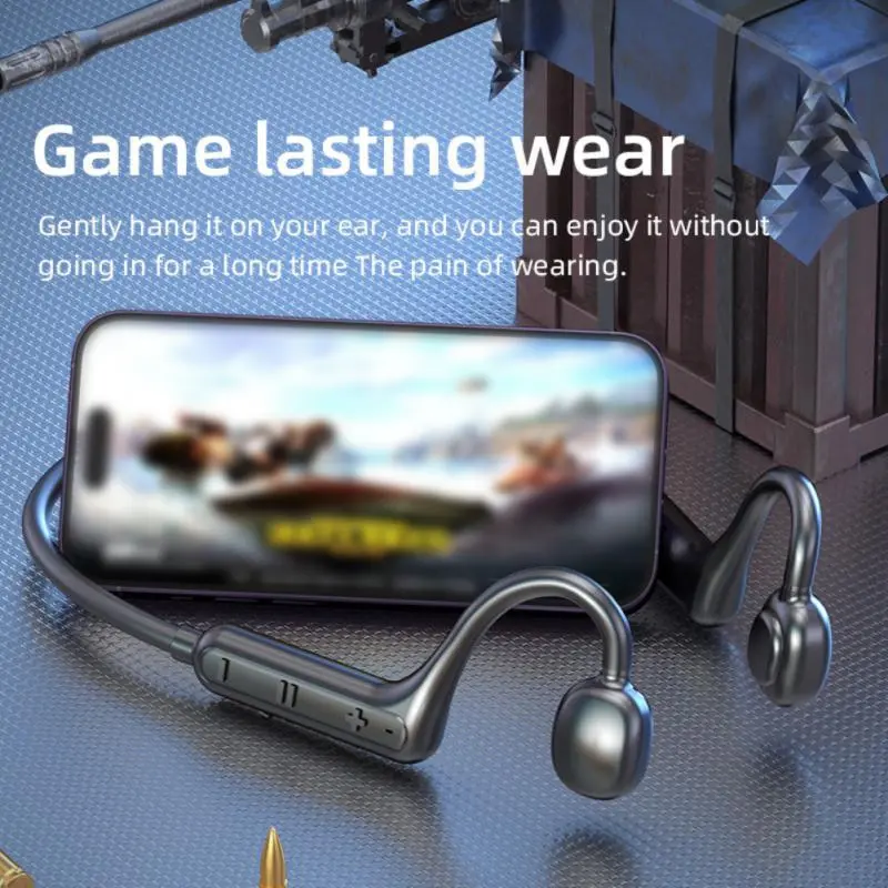 Ks15 Bluetooth Earphone Neck Mounted Wireless Bluetooth With High Battery Power Sound Conduction And Long Battery Life - Image 4