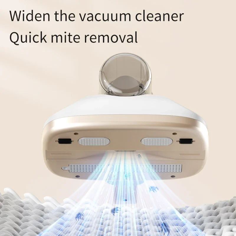 5 in 1 Wireless Handheld Vacuum Cleaner Mite Remover for Home Bed Mattress Sofa Carpet Deep Robot Mite Cleaning Machine - Image 5