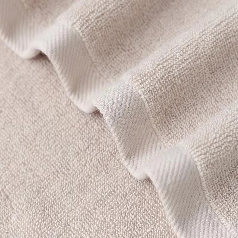 1/5/10PCS Cream Bathroom Cotton Towel 35x75cm 70x140cm Hand Face Big Bath Towel Soft Gift Absorbent Sport Absorbent Towel 수건 세트 - Image 2