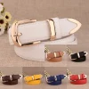 Women’s Trousers Belt Leather Trend White Belt Fashion High Quality Trouser Belts Solid Vintage Pin Buckle Ladies Strap LB2146-