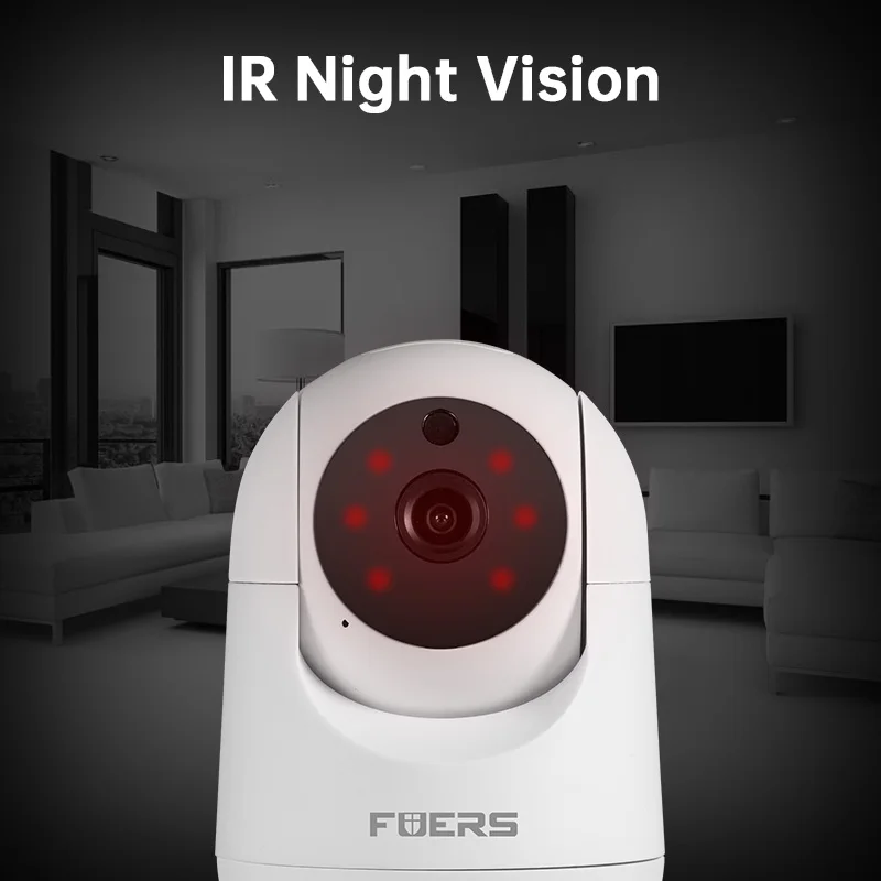 FUERS 4K 8MP WiFi IP Camera With Adjustable Bracket Tuya Smart Home Security Wireless Surveillance Camera Baby Monitor Mini Cam - Image 3