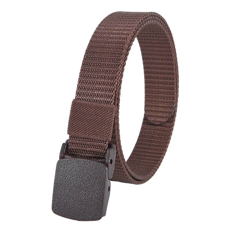 New Kids Belt Military Unisex Automatic Buckle Nylon Belt Outdoor Tactical Canvas-90cm - Image 2
